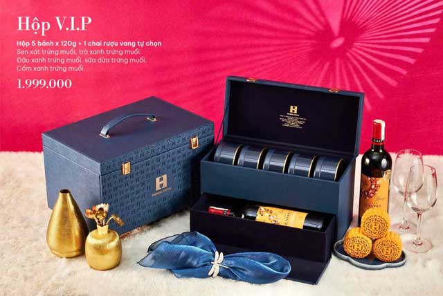 Bánh Trung Thu Madame Huong - Hộp V.I.P